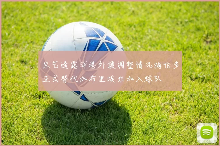 朱艺透露海港外援调整情况梅伦多正式替代加布里埃尔加入球队